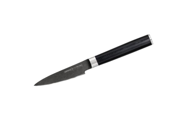 Samura MO-V 3.5" Stonewash Skrællekniv - Premium Japansk Stål Køkkenkniv til Præcis Skæring og Snitning i Kulinarisk Forberedelse