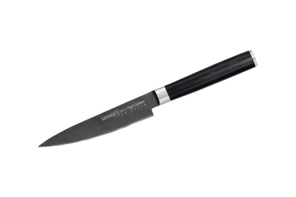 Samura MO-V 5" Stonewash Utility Knife - Premium Japanilainen Teräs Keittiöveitsi Monipuoliseen Ruoanvalmistukseen ja Kokkitehtäviin