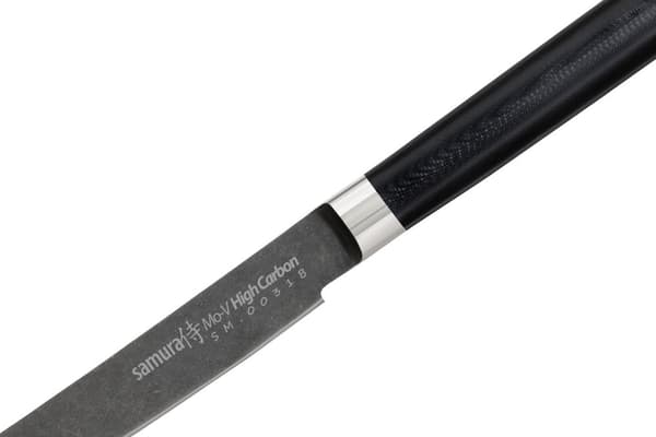 Samura MO-V Stonewash 4.7" Pihviveitsi - Ensiluokkainen japanilainen teräskeittiöväline vaivattomaan leikkaamiseen ja tarkkuuteen kulinaarisissa sovel