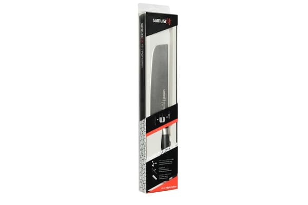 Samura MO-V Stonewashed Nakiri Kniv - 6,6 tommer (167mm) | Premium Japansk Stål Kokkekniv til Præcis Grøntsagsskæring