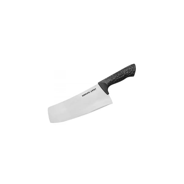 Samura ARNY 8.2" Moderni Lihaveitsi - Ensiluokkainen japanilaisesta teräksestä valmistettu keittiöveitsi ergonomisella mustalla kahvalla ammattimaisee