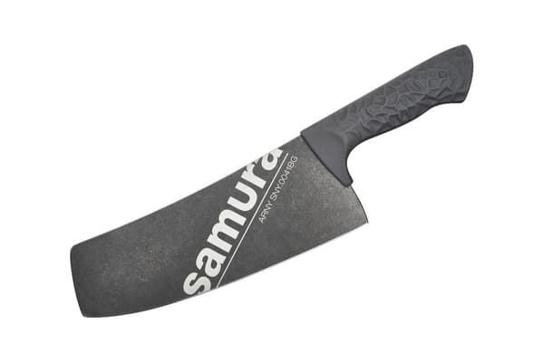 Samura ARNY 8.2" Stonewash Moderni Lihaveitsi harmaalla kahvalla - Ensiluokkainen japanilainen terä keittiöveitsi tarkkaan leikkaamiseen ja kulinaaris