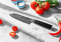Pikkukuva 4 / 5: Samura Damascus 5.7" Pieni Santoku-veitsi - Ensiluokkainen japanilainen teräs kulinaariseen tarkkuuteen ja gourmet-valmiuteen