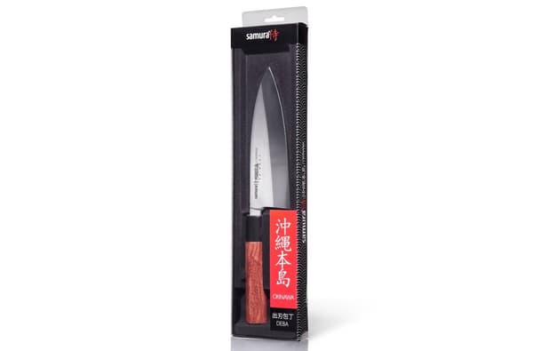Samura OKINAWA 6.7" Deba Veitsi - Premium japanilainen yksiteräinen keittiöveitsi, jossa on erinomainen terä tarkkaan leikkaamiseen ja kulinaariseen h