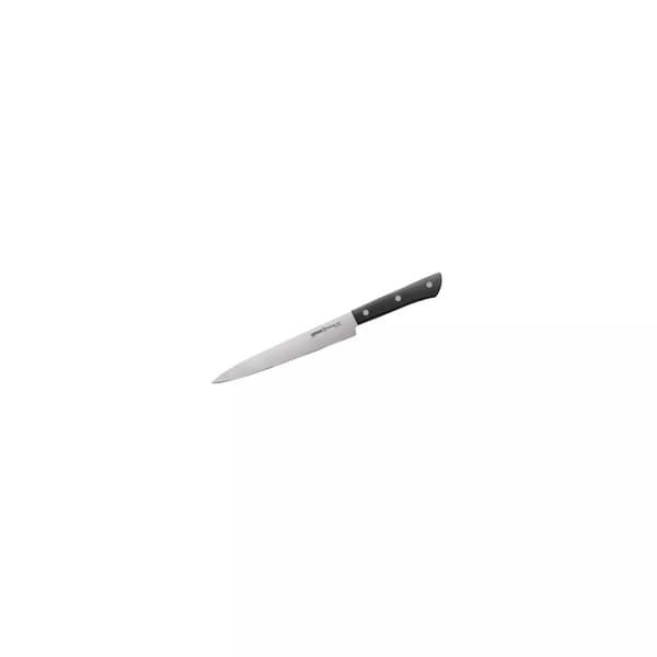 Samura HARAKIRI 7.7" Viipalointiveitsi - Premium japanilainen teräskeittiöveitsi, musta viimeistely, tarkkuusleikkaustyökalu kulinaarisille ammattilai