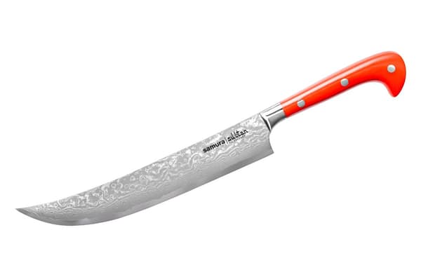 Samura SULTAN 8.3" Japanilainen Teräsviipalointiveitsi Punaisena – Poikkeuksellinen Tarkkuus Kulinaariseen Erinomaisuuteen