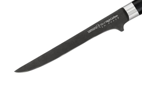 Samura MO-V 6.5" Stonewash Udbeningskniv - Premium Japansk Stål Køkkenkniv til Præcisionsfiletering og Trimning