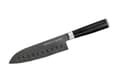 Miniatyrbillede 1 af 5: Samura MO-V 7" Stonewash Santoku Kniv - Hulslibet Japansk Stål Køkkenkniv til Præcisionsskæring og Kulinarisk Ekspertise