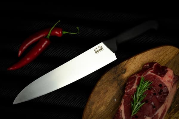 Samura BUTCHER Ammattimainen japanilainen kokkiveitsi 9,4" - Korkealaatuinen keittiötyökalu, valmistettu ensiluokkaisesta teräksestä tarkkaan leikkaam