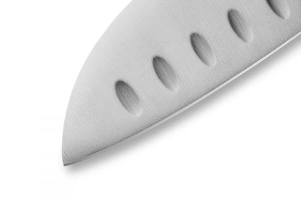 Samura MO-V 7" Santoku-kniv - Hulslibet japansk stål køkkenkniv til præcisionsskæring og kulinarisk ekspertise