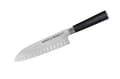 Miniatyrbillede 1 af 5: Samura MO-V 7" Santoku-kniv - Hulslibet japansk stål køkkenkniv til præcisionsskæring og kulinarisk ekspertise