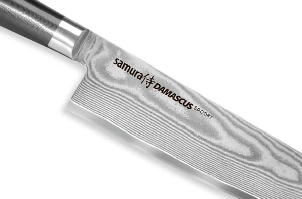 Samura DAMASCUS Ammattilaiskokin Veitsi 9.4" / 240mm - Ensiluokkainen Japanilainen Teräs Keittiötyökalu Kulinaariseen Huippuosaamiseen