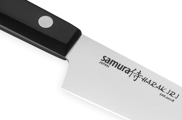 Samura HARAKIRI 4.7" Yleisveitsi - Premium Japanilainen Teräs Keittiötyökalu, Kestävä Valkoinen Kahva, Täydellinen Tarkkaan Leikkaamiseen ja Ruoanvalm