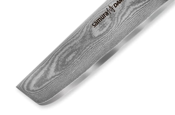 SAMURA Damascus - Professionel Japansk Køkkenkniv Nakiri, 240 mm Håndtag G-10. Hårdhed 61 HRC.