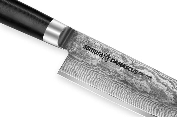 SAMURA Kokinveitsi Damascus 8.0"/200 mm. 67 kerrosta. VG-10 teräsydin, G-10