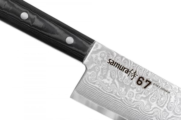 Samura DAMASCUS 67 Santoku Hohlschliff 175 mm