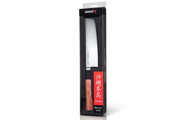 SAMURA Okinawa Professionell Japanskt Kök Nakiri-kniv 172mm/6.8 "