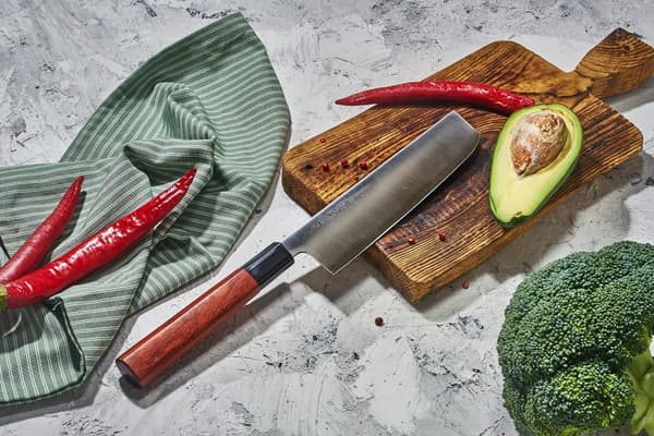 SAMURA Okinawa Professionell Japanskt Kök Nakiri-kniv 172mm/6.8 "