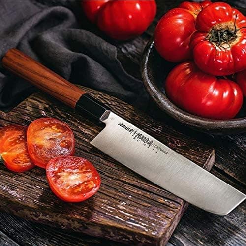 SAMURA Okinawa Professionell Japanskt Kök Nakiri-kniv 172mm/6.8 "