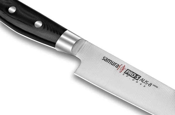 SAMURA PRO-S Leikkuuveitsi 200 mm. 59 HRC