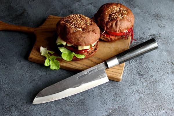 SAMURA Super 5 Ammattimainen japanilainen keittiö-Santoku-veitsi 182mm/7.2"