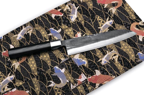 SAMURA Super 5 Ammattimainen japanilainen keittiö-Santoku-veitsi 182mm/7.2"