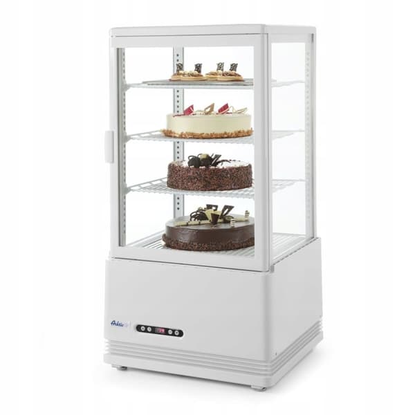 Set-top kylvitrinskåp, 68 l, vit, 230V/170W, 444x397x(H)875mm