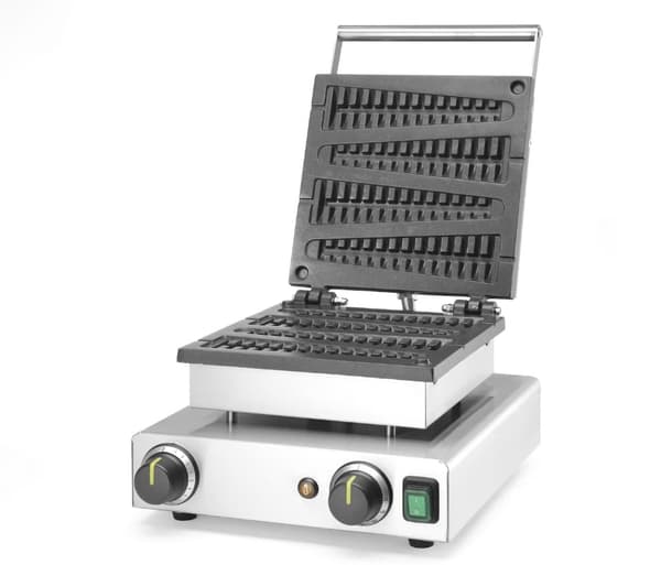 Lolly HENDI Våffelmaker 1750W - Professionell, våfflor på pinne, 4 våfflor