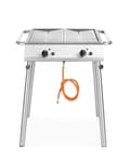 Miniatyrbillede 1 af 2: Hendi Xantos gasgrill 9,5 kW, 2 brændere, kompakt, rustfrit stål