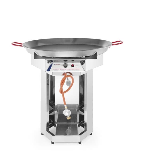 Fiesta 800 Hendi 7kW gasgrill ⌀80cm, rustfrit stål, open-air