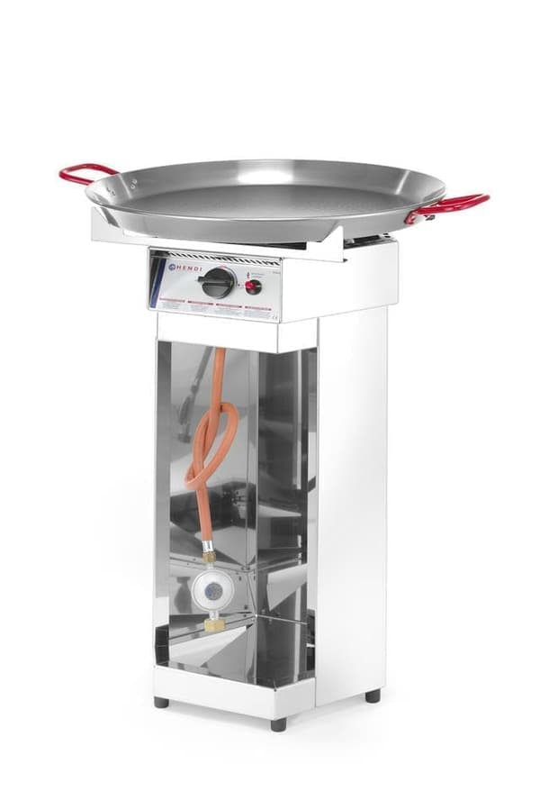 Hendi Fiesta 600 gasgrill 4,8kW ⌀60cm, rustfrit stål, udendørs