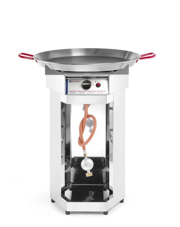 Hendi Fiesta 600 gasgrill 4,8kW ⌀60cm, rustfrit stål, udendørs