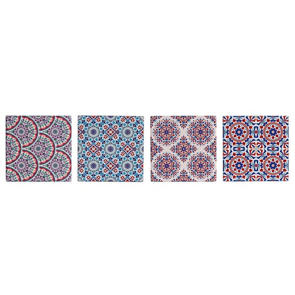 Coasters DKD Home Decor 10,8 x 10,8 x 0,7 cm