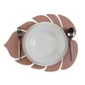 Miniatyrbillede 2 af 2: Table Mat Versa Leaf of a plant Pink 35 x 44,5 cm