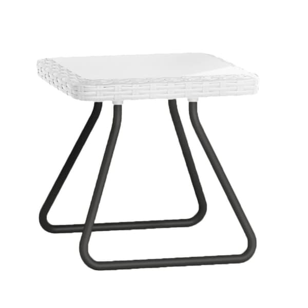 Keter Altanmöbler set 3 delar Rio vit 218155
