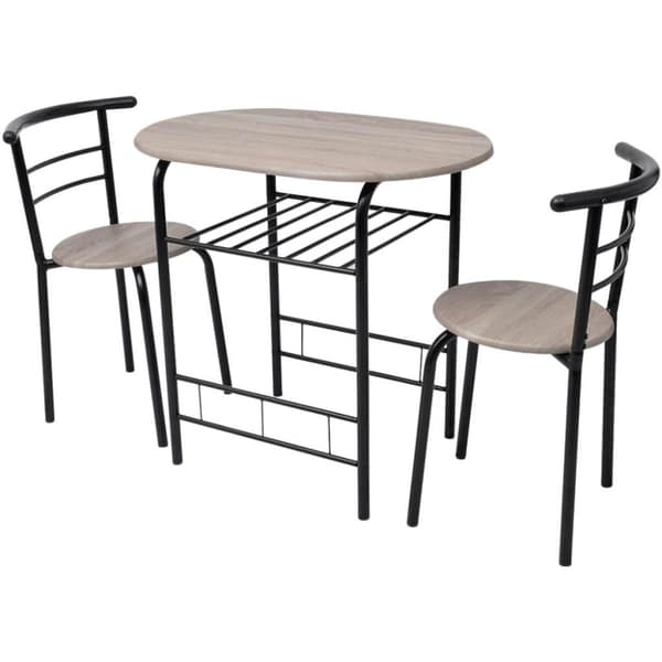 vidaXL Frukostbar med stolar MDF