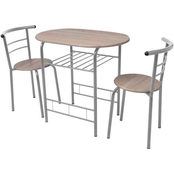 vidaXL Frokostbar med stoler MDF