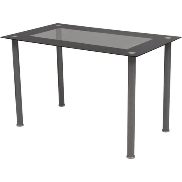 vidaXL Matbord och stolar 5 delar svart