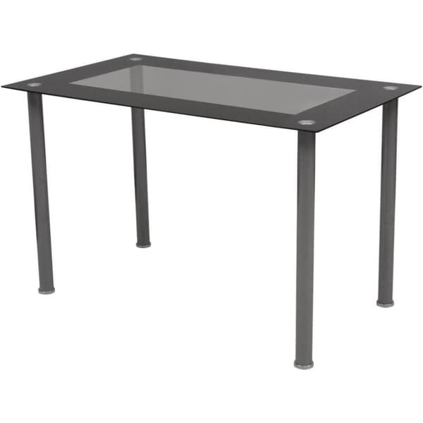 vidaXL Matbord och stolar 5 delar vit