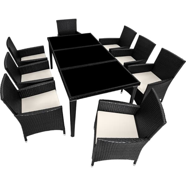 Polyrattan loungesæt Menorca - sort