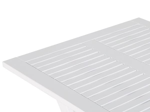 3 Delar Balkongset Vitt Akaciaträ Hopfällbart Bord och 2 Stolar Trädgård Modern