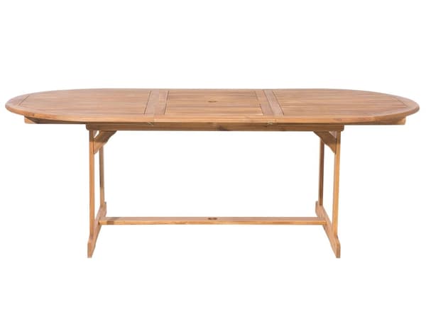 Trädgårdsmöbelset Akaciaträ 8-sits Bord Hopfällbara Stolar Rustik Design