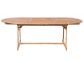 Miniatyrbild 6 av 11: Trädgårdsmöbelset Akaciaträ 8-sits Bord Hopfällbara Stolar Rustik Design