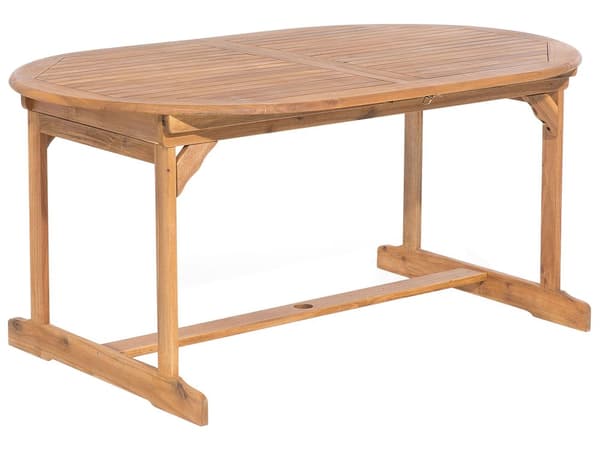 Trädgårdsmöbelset Akaciaträ 8-sits Bord Hopfällbara Stolar Rustik Design
