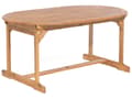 Miniatyrbild 8 av 11: Trädgårdsmöbelset Akaciaträ 8-sits Bord Hopfällbara Stolar Rustik Design