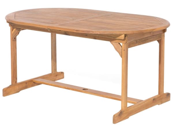 Trädgårdsmöbelset Akaciaträ 8-sits Bord Hopfällbara Stolar Rustik Design
