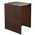 Miniatyrbild 5 av 10: vidaXL Caféset med dynor 3 delar konstrotting brun