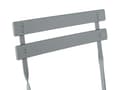 Miniatyrbild 8 av 11: 3 Delar Balkongset Grå Metal Bord och 2 Stolar Utomhus