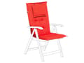 Miniatyrbild 1 av 8: Trädgårdsstolsdyna Röd Polyester Sits Ryggstödsdyna Modern design Utomhusdyna