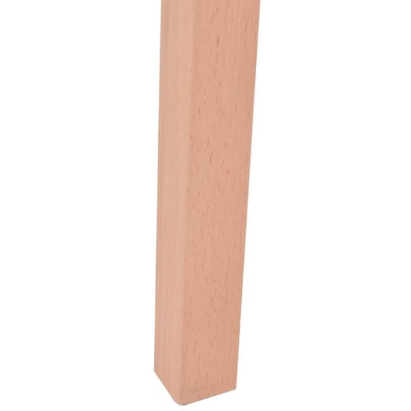 vidaXL Matbord och matstolar 5 delar konstläder ek gräddvit